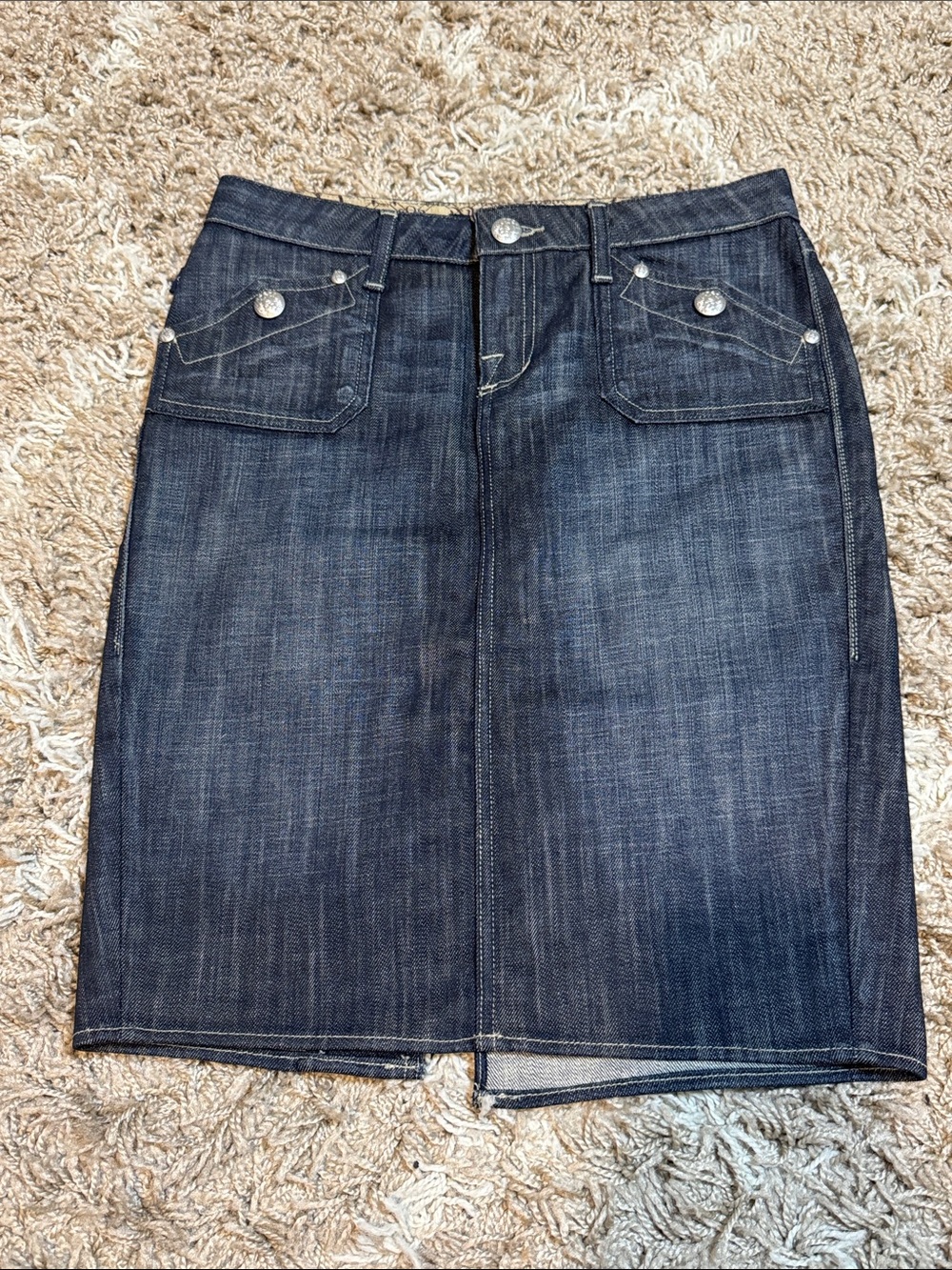 Rock & Republic Y2K Denim Pencil Skirt size 27